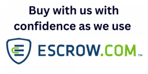 Buy with confidence as we use Escrow.com