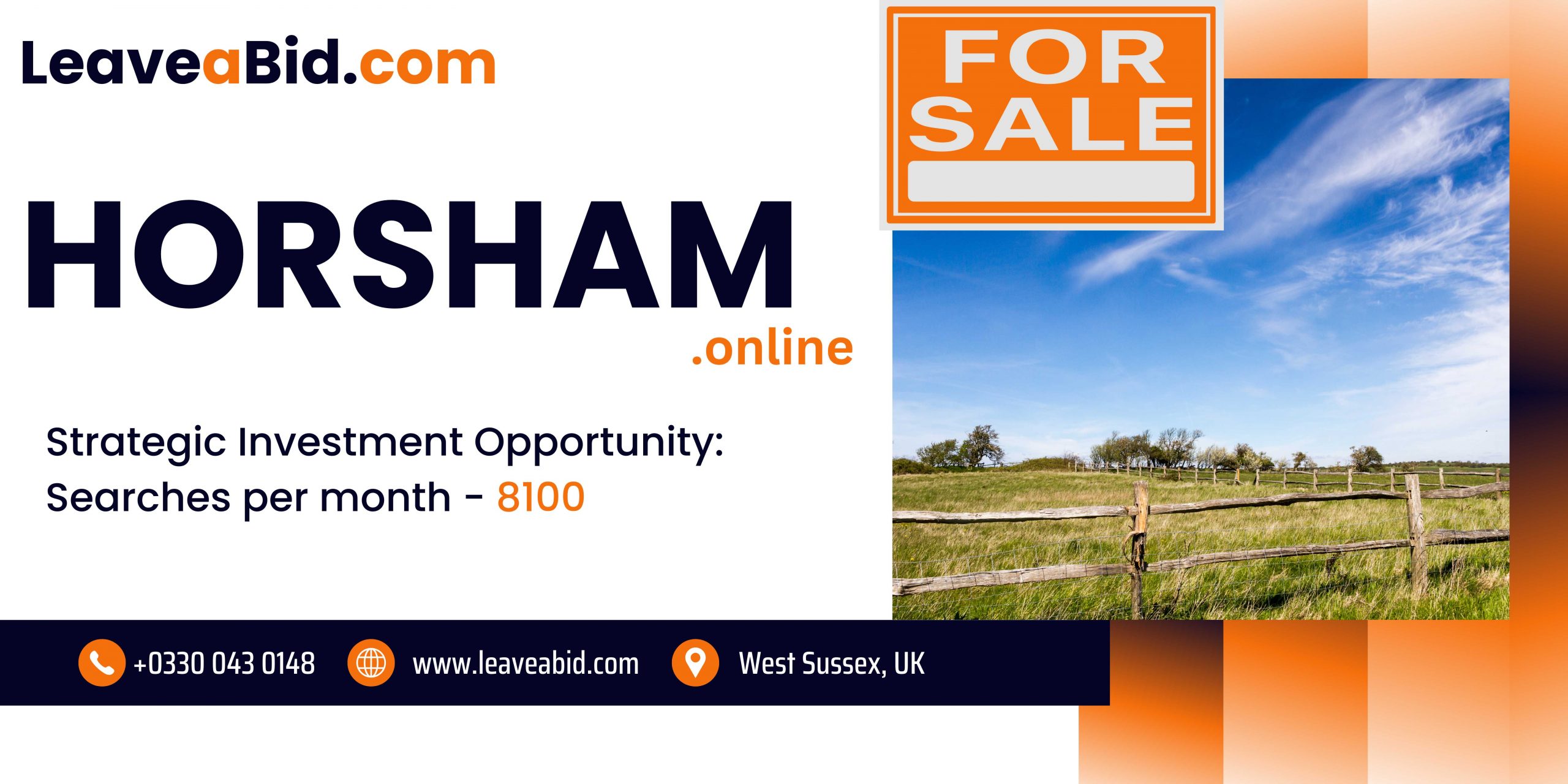 Horsham West Sussex Domain for Sale